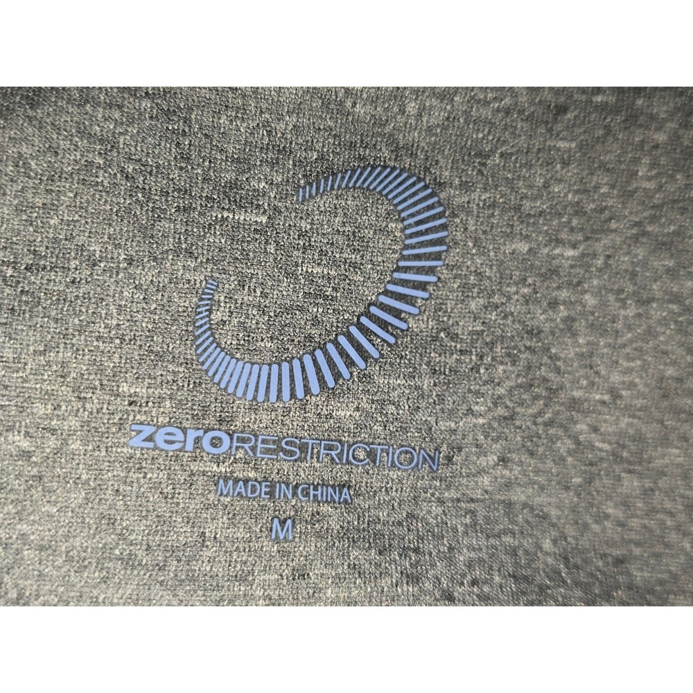 Zero Restriction Mens Grey Full Zip Golf Vest Performance Sleeveless Jacket M - Picture 3 of 5